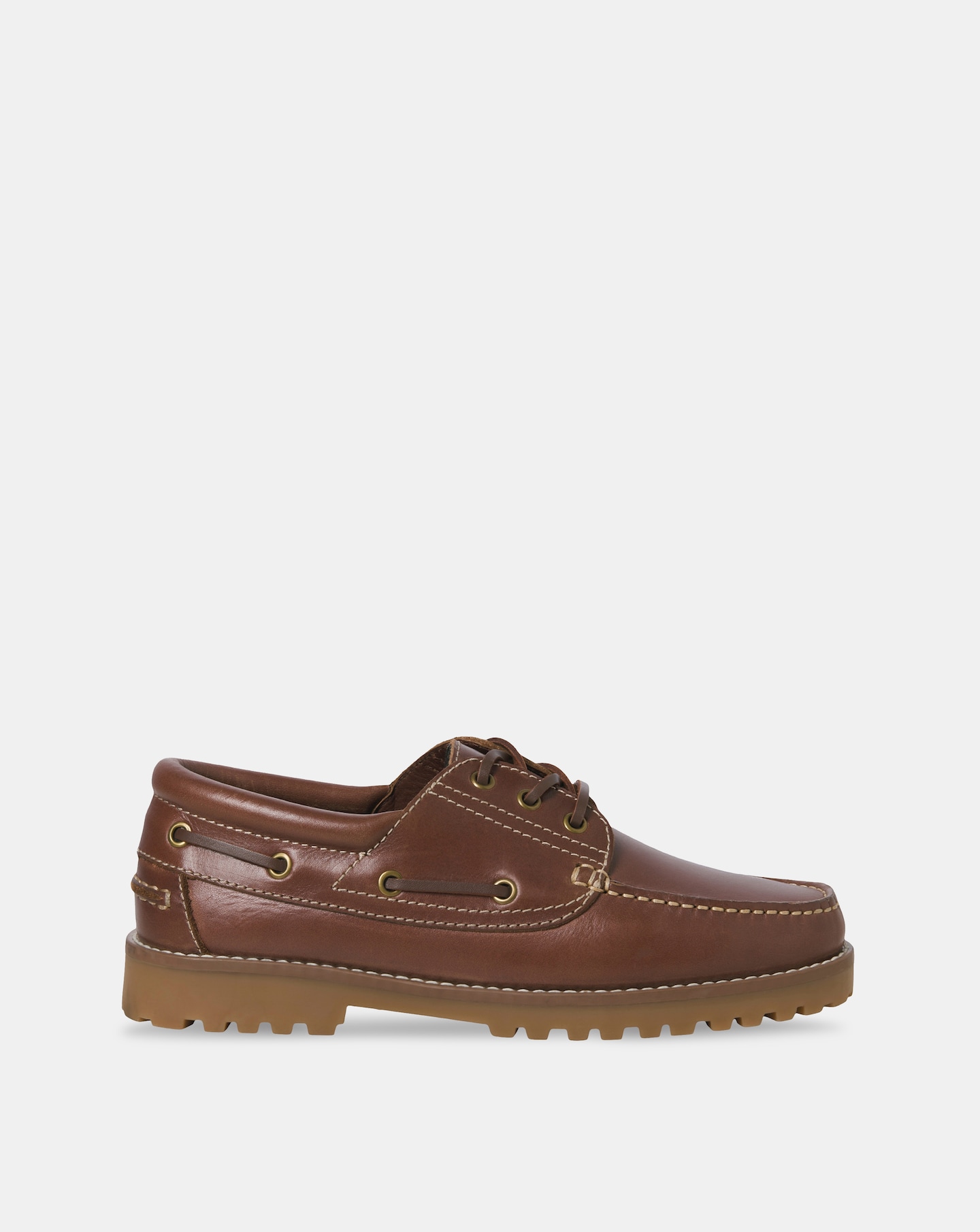New In - Jack & Jones Brooklyn Leather Boat Shoe