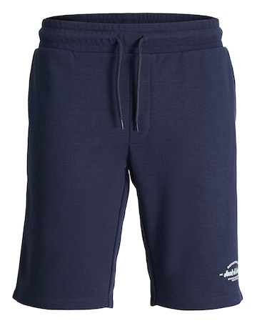 Jack & Jones Brandon Logo T-Shirt & Short Set - Navy