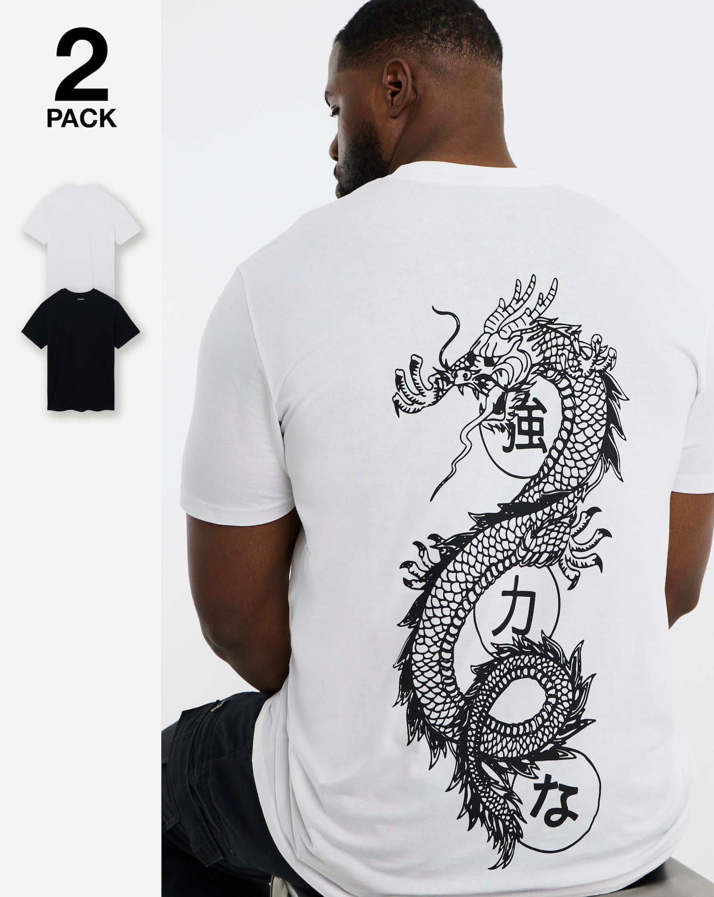 New In - Jack & Jones Fred T-Shirt 2 Pack