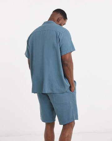 Jack & Jones Global Waffle Resort Shirt and Short Set