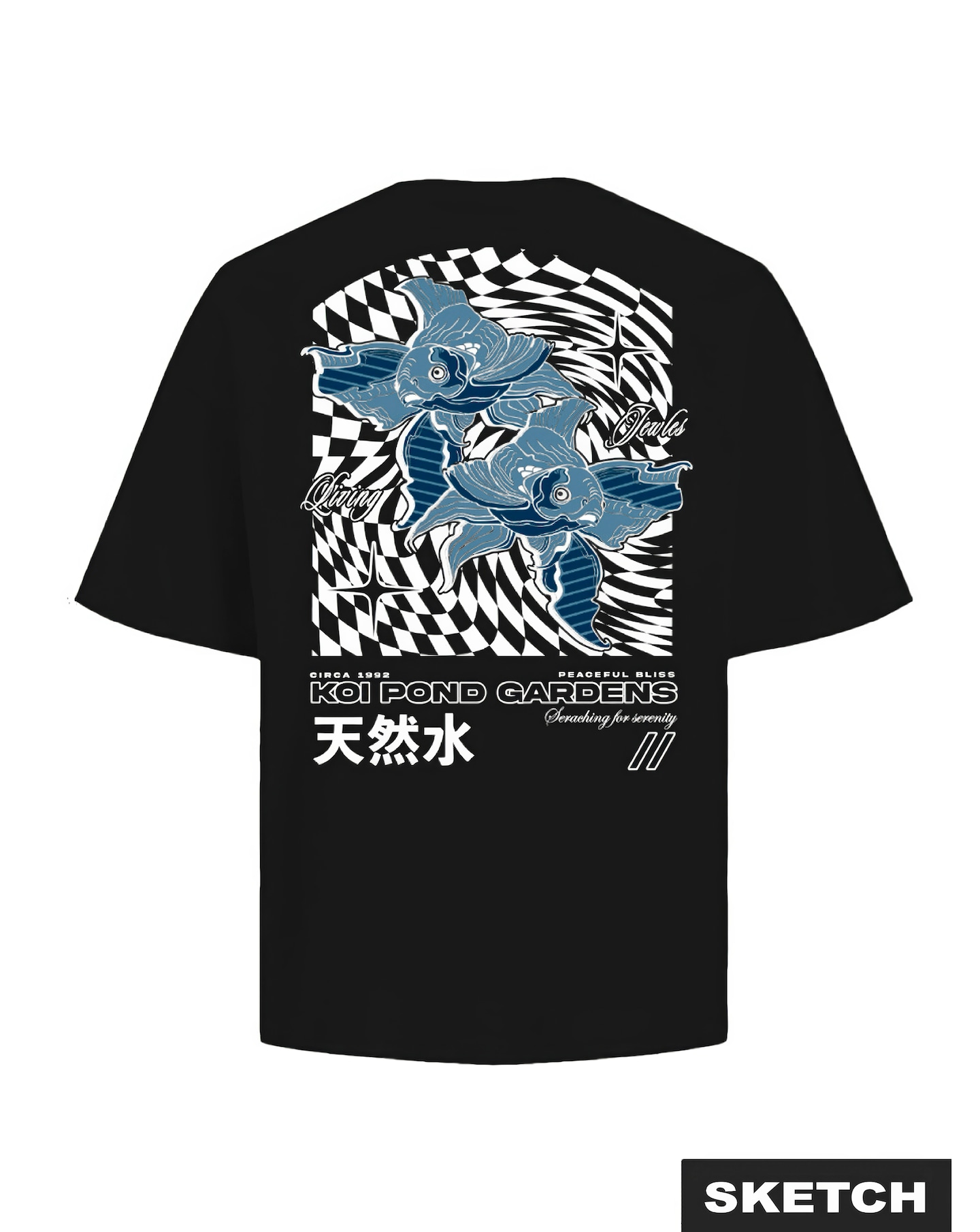 New In - Jack & Jones Graphic T-Shirt - Black