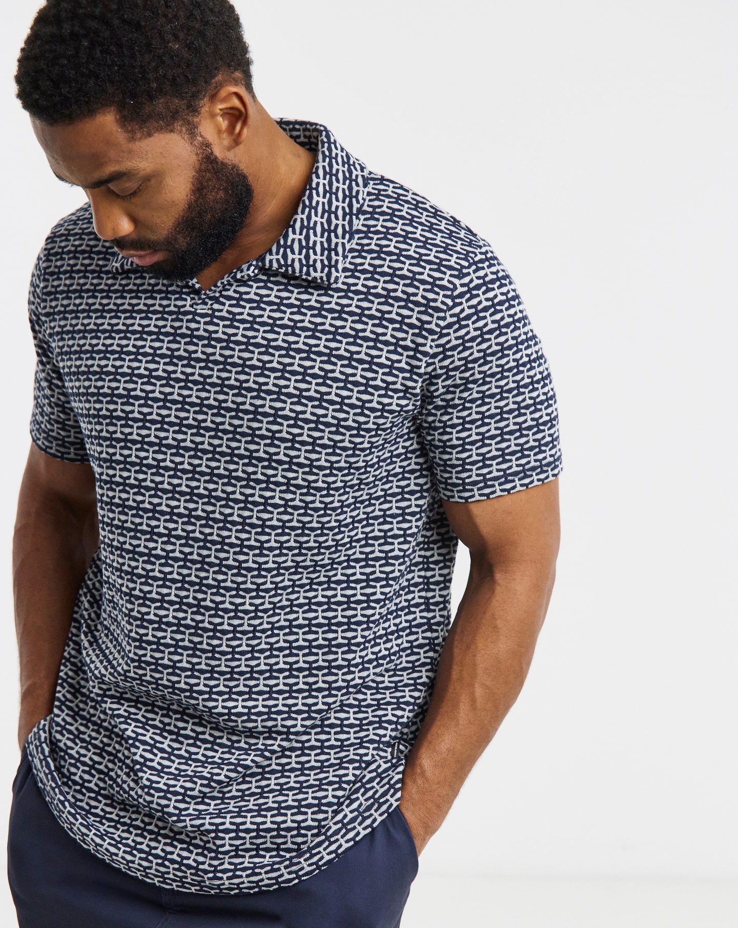 Jack & Jones Eli Jacquard Knit Polo