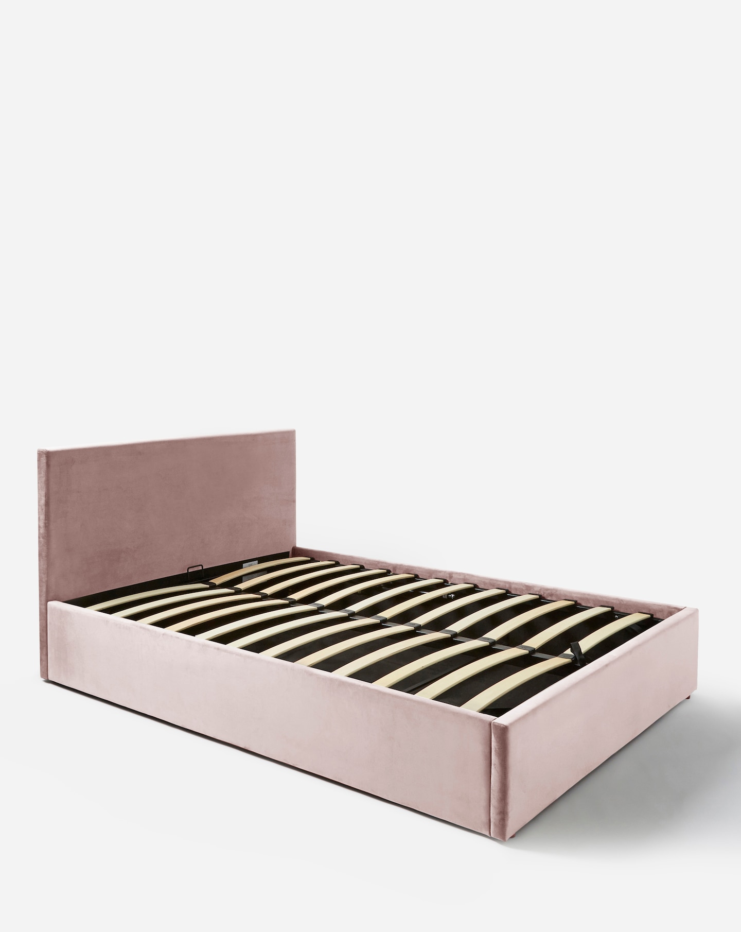 New In - Hayden Velvet Ottoman Bed Frame