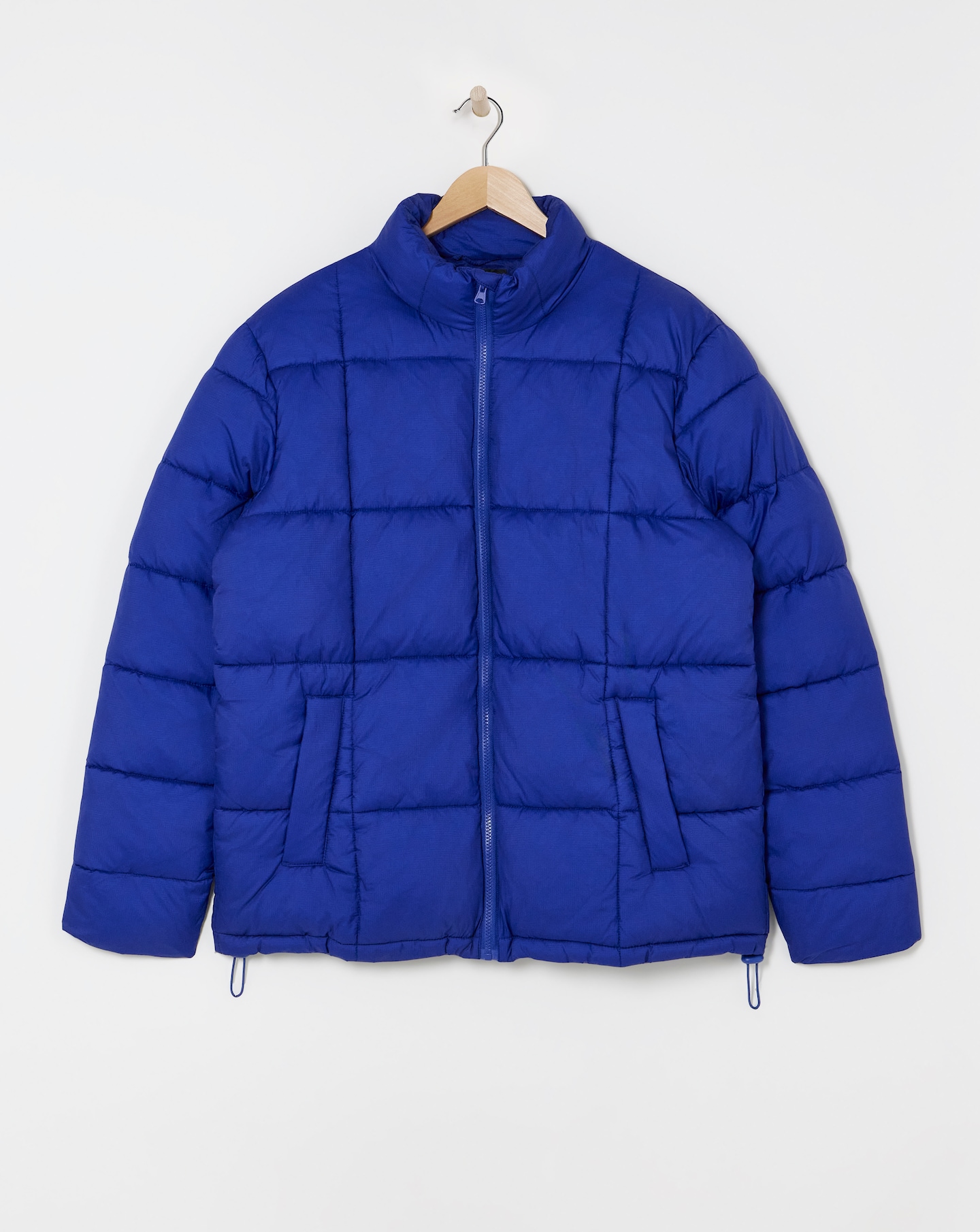Square Quilt Puffer Jacket