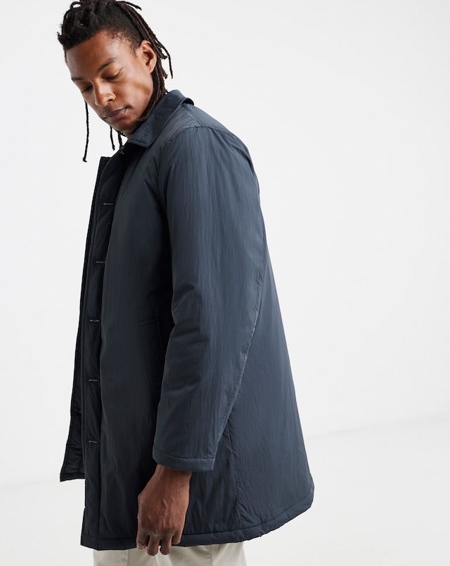 Navy Wadded Mac
