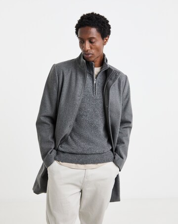 Funnel Neck Coat