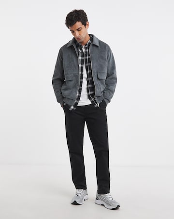 Faux Suede Bomber