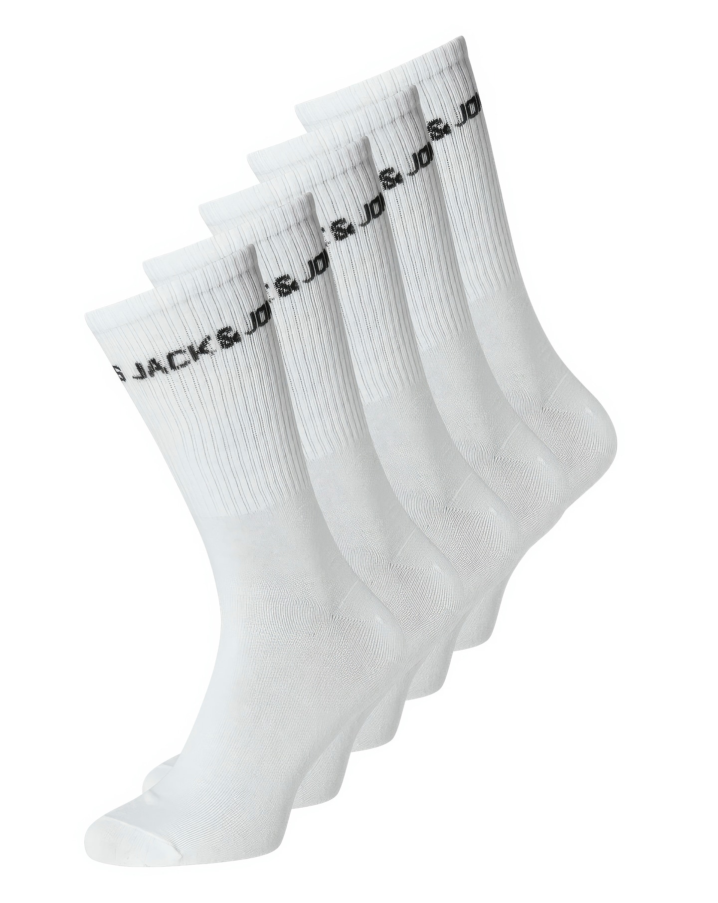Jack & Jones Tennis Sock 5 Pack - White