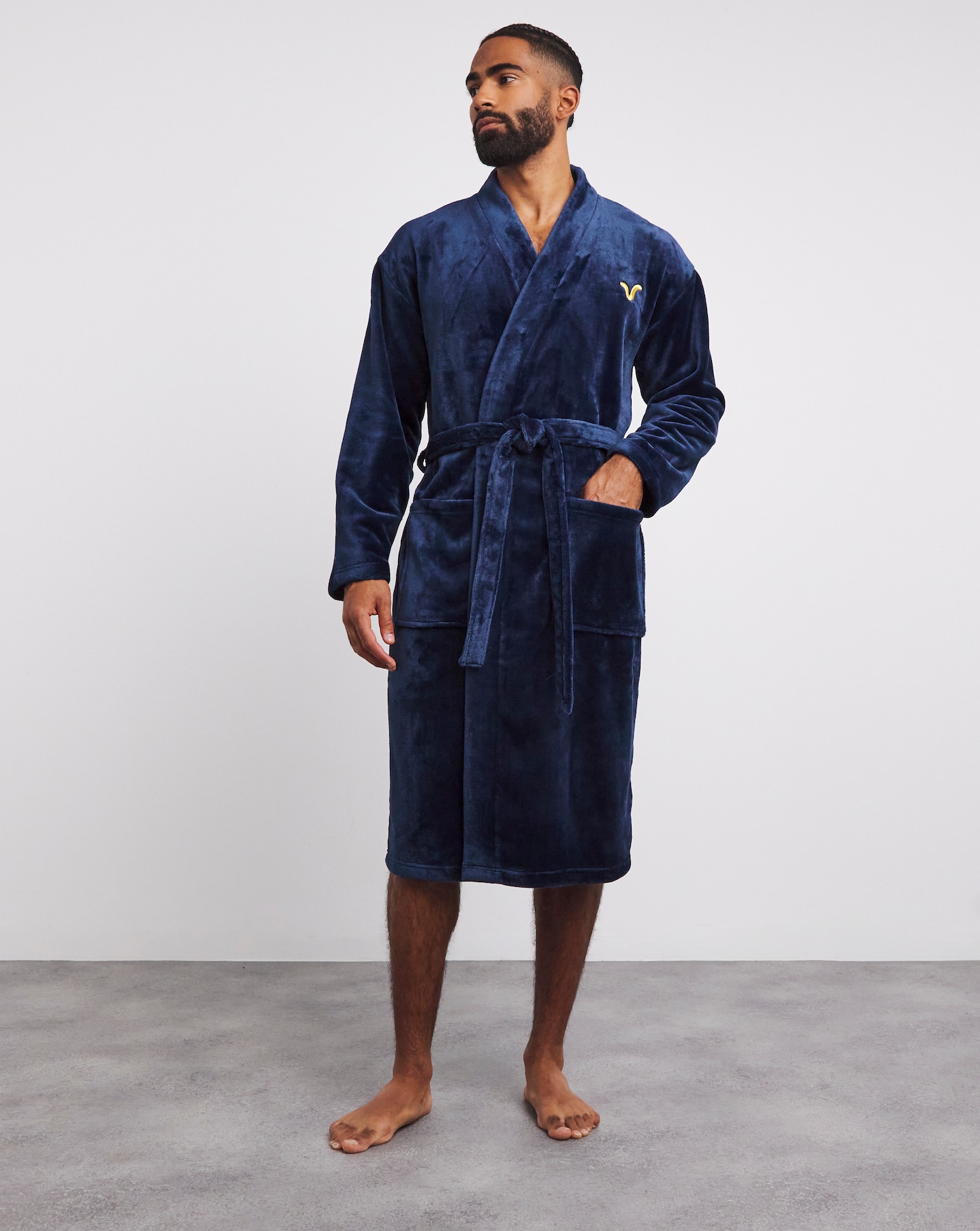 VOI FLEECE DRESSING GOWN