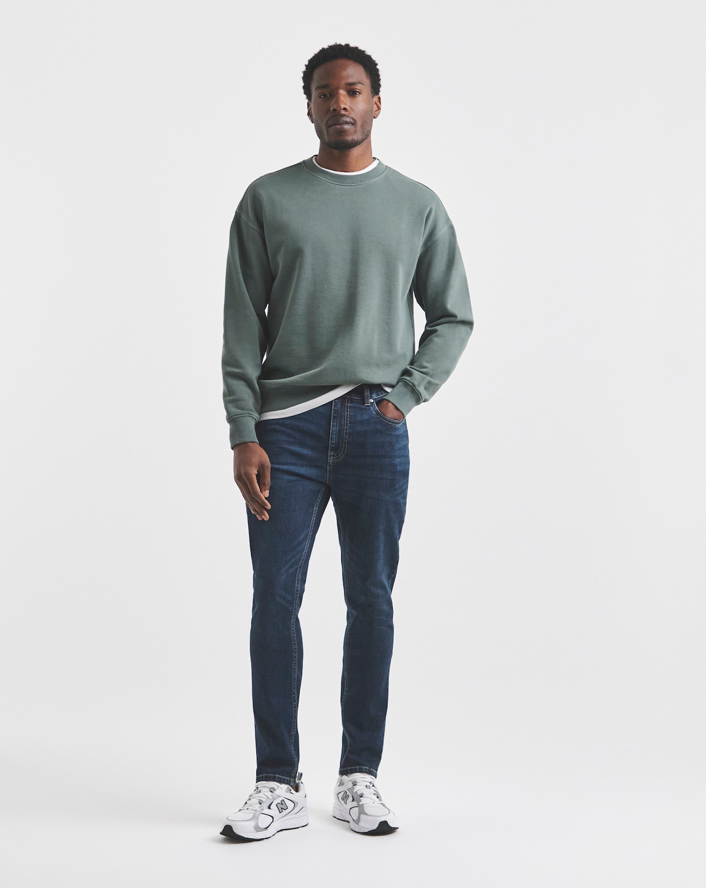 Skinny Fit Stretch Jeans Darkwash