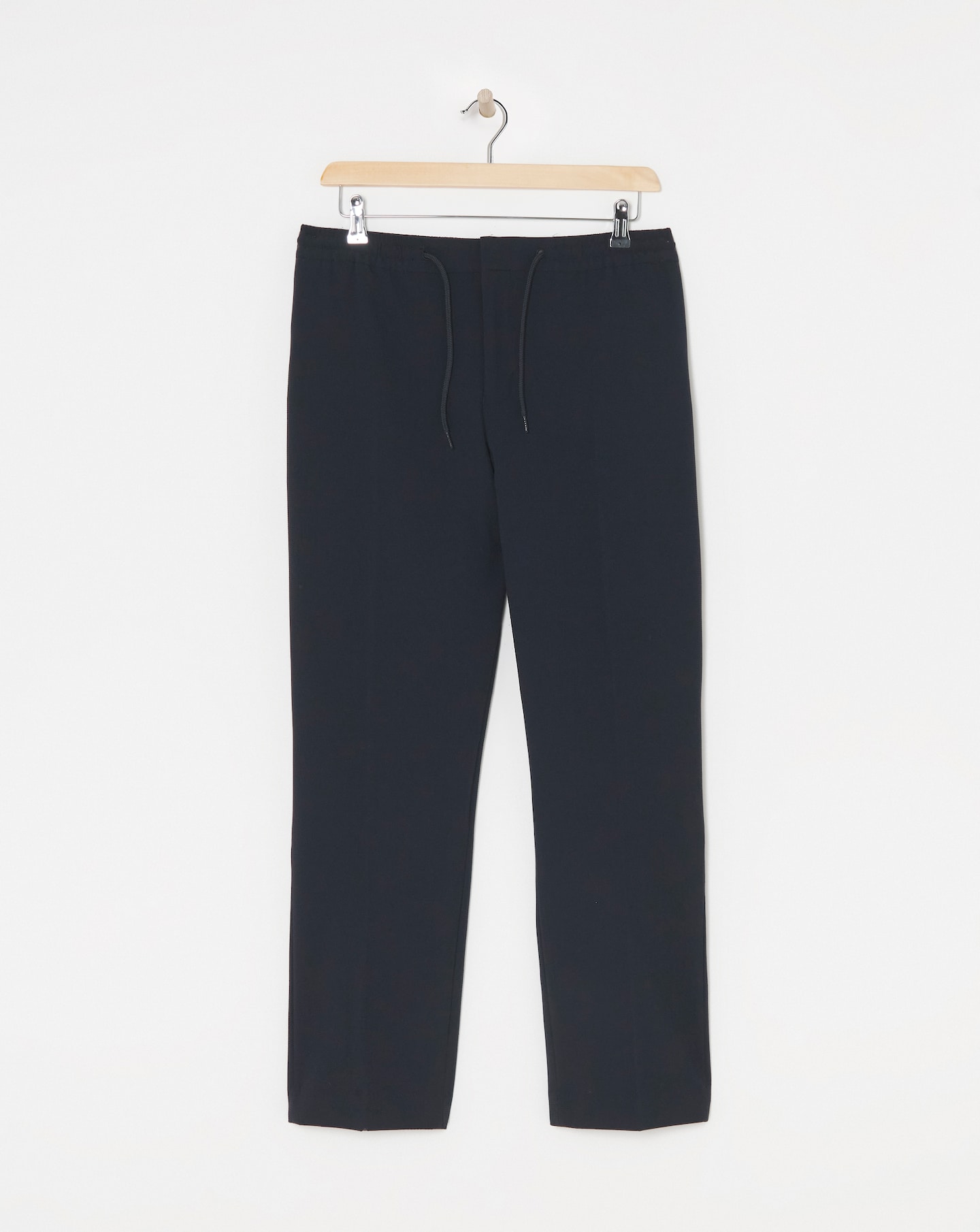 Navy Smart Jogger Waistband Trouser