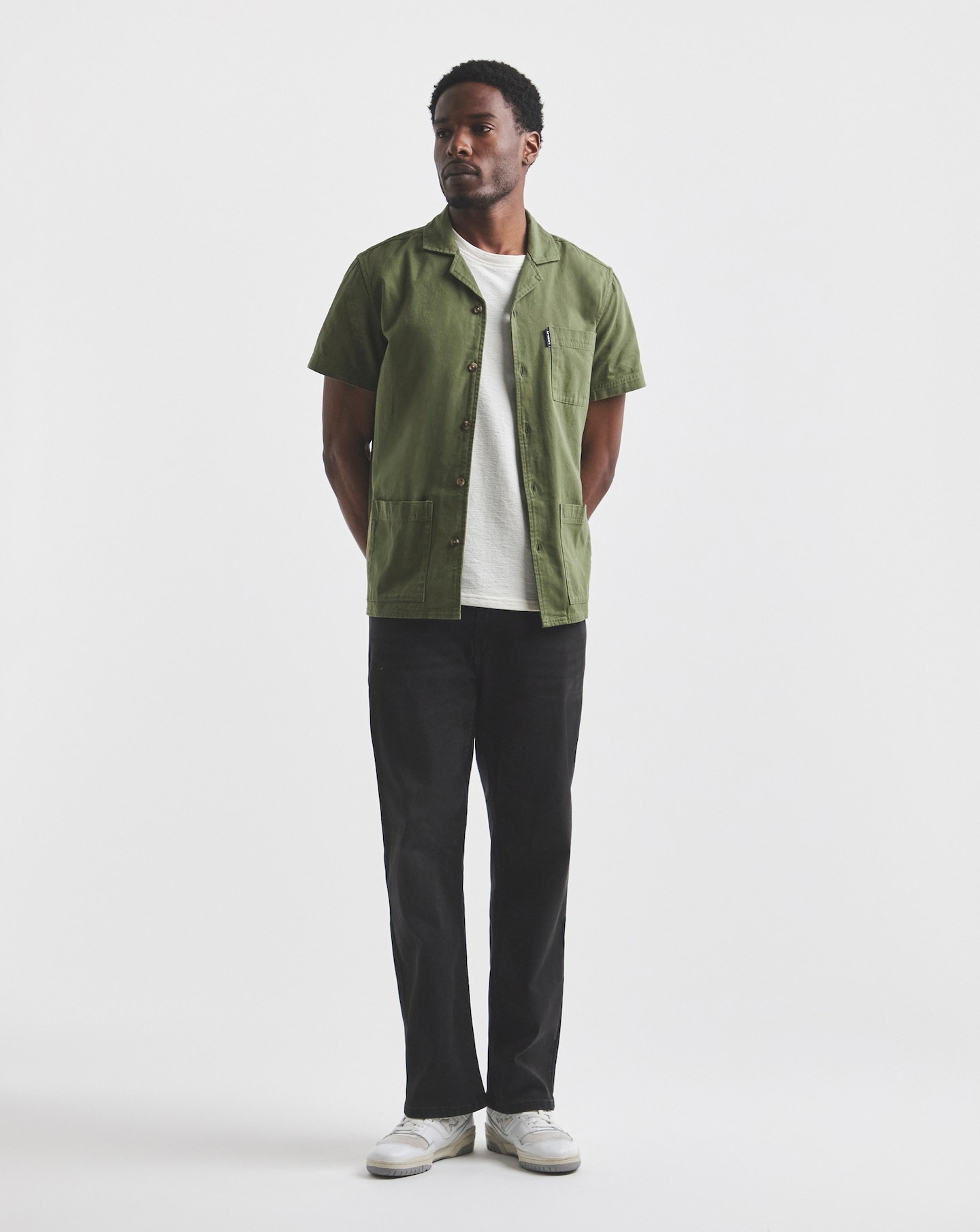 Union Loose Fit Stretch Jeans Blackwash