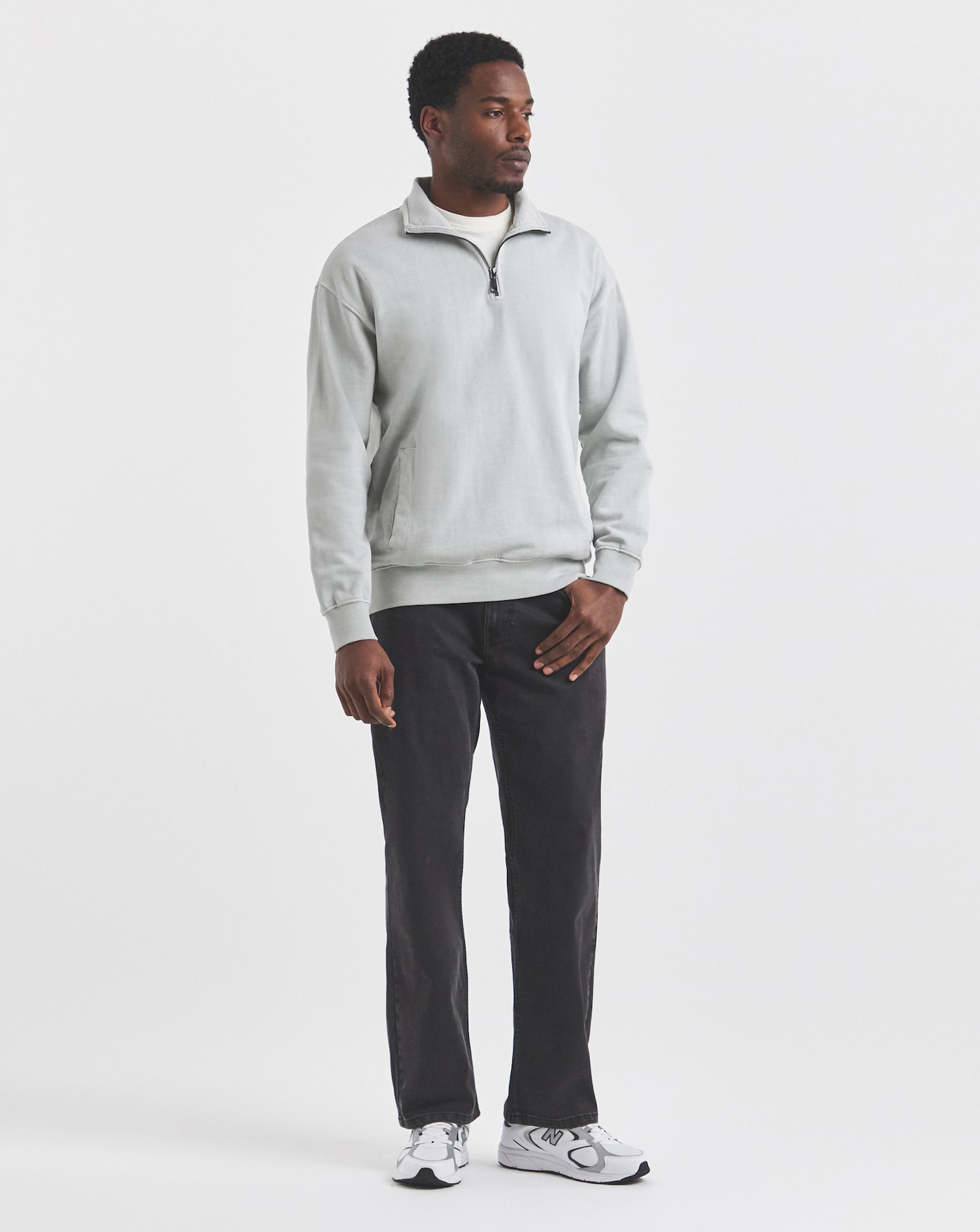 Union Loose Fit Stretch Jeans Black