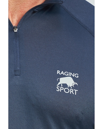 Raging Bull - Performance Long Sleeve Quarter Zip - Navy