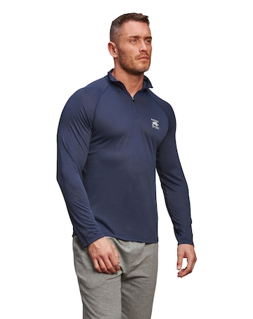 Raging Bull - Performance Long Sleeve Quarter Zip - Navy