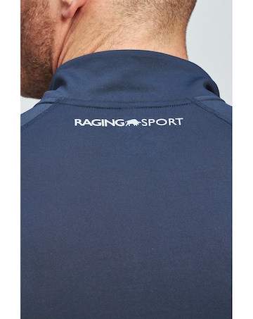 Raging Bull - Performance Long Sleeve Quarter Zip - Navy