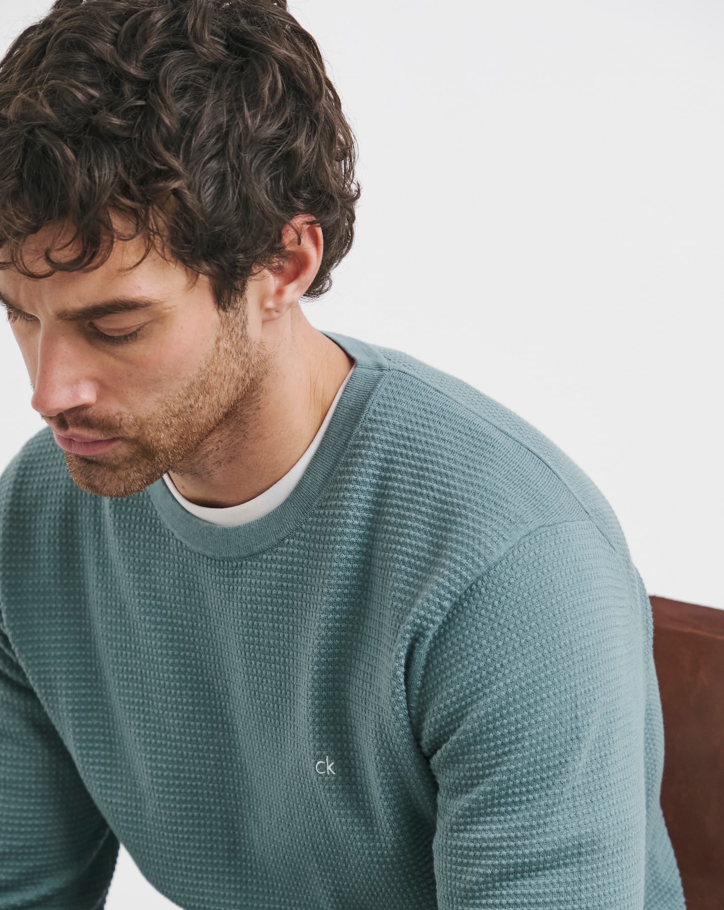 Calvin Klein Waffle Texture Jumper