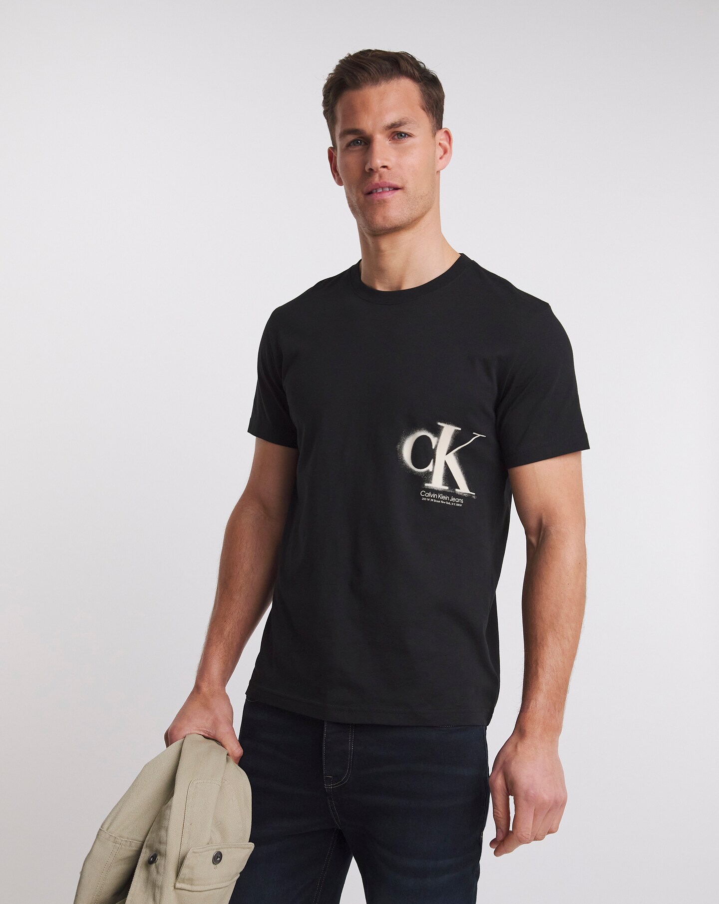 Calvin Klein Jeans Black Ck T Shirt Jacamo