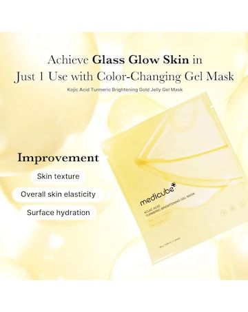 Medicube Kojic Acid Turmeric Bright Gel Mask  4 pcs