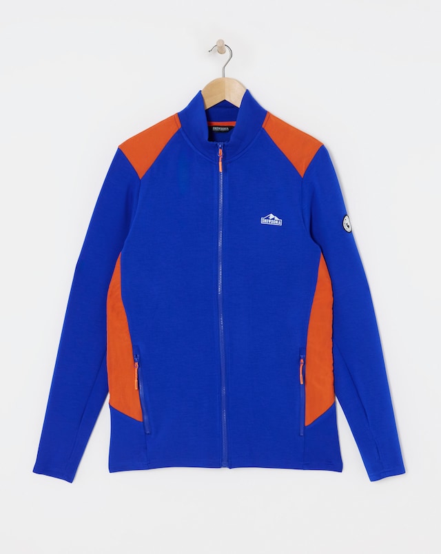 Snowdonia Soft Scuba Full Zip - Blue/Red