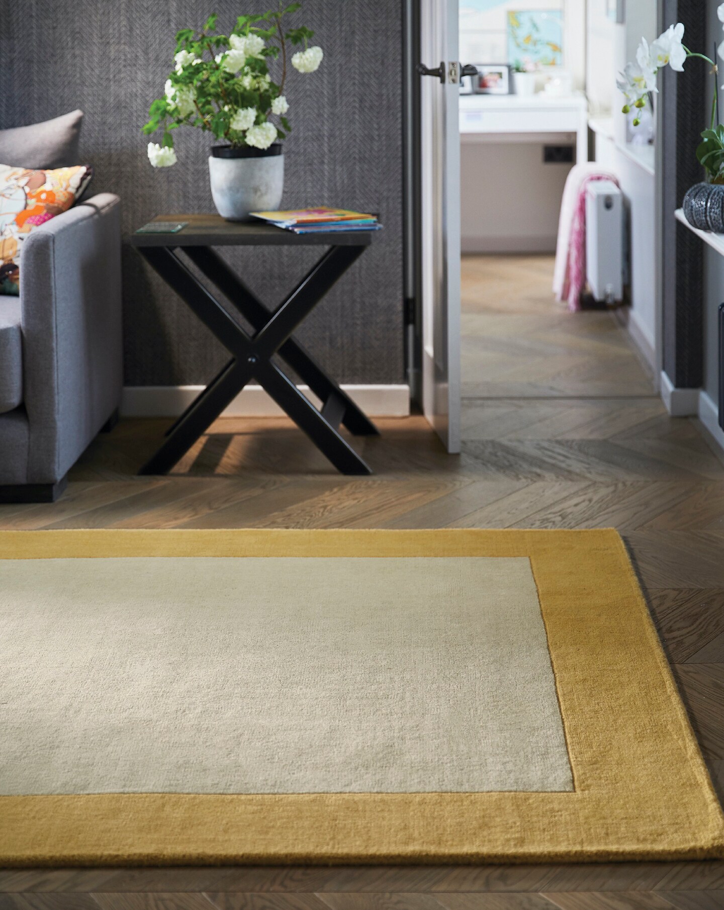 Borders Wool Rug