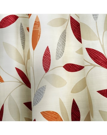 Fusion Beechwood Eyelet Curtains