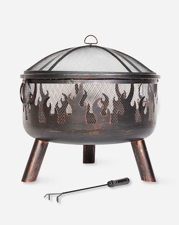 La Hacienda Wildfire Deep Bowl Firepit