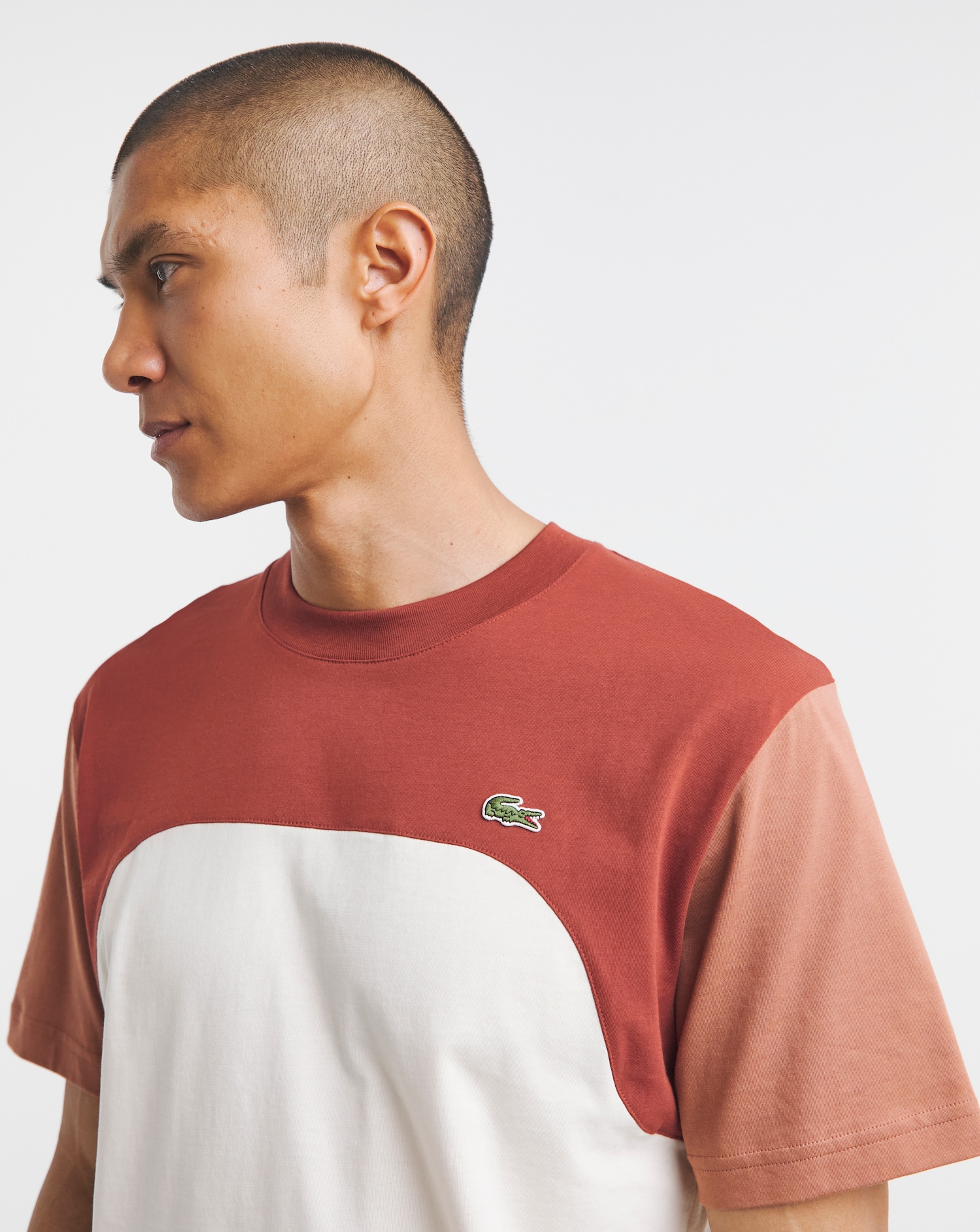 Lacoste Short Sleeve Colourblock T-Shirt