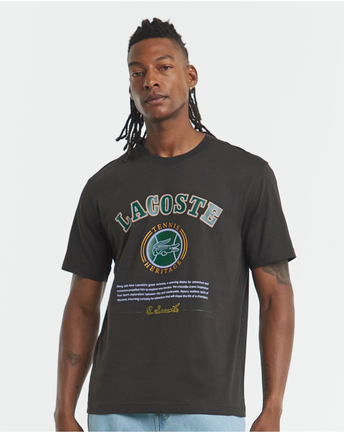 Lacoste Short Sleeve Graphic T-Shirt