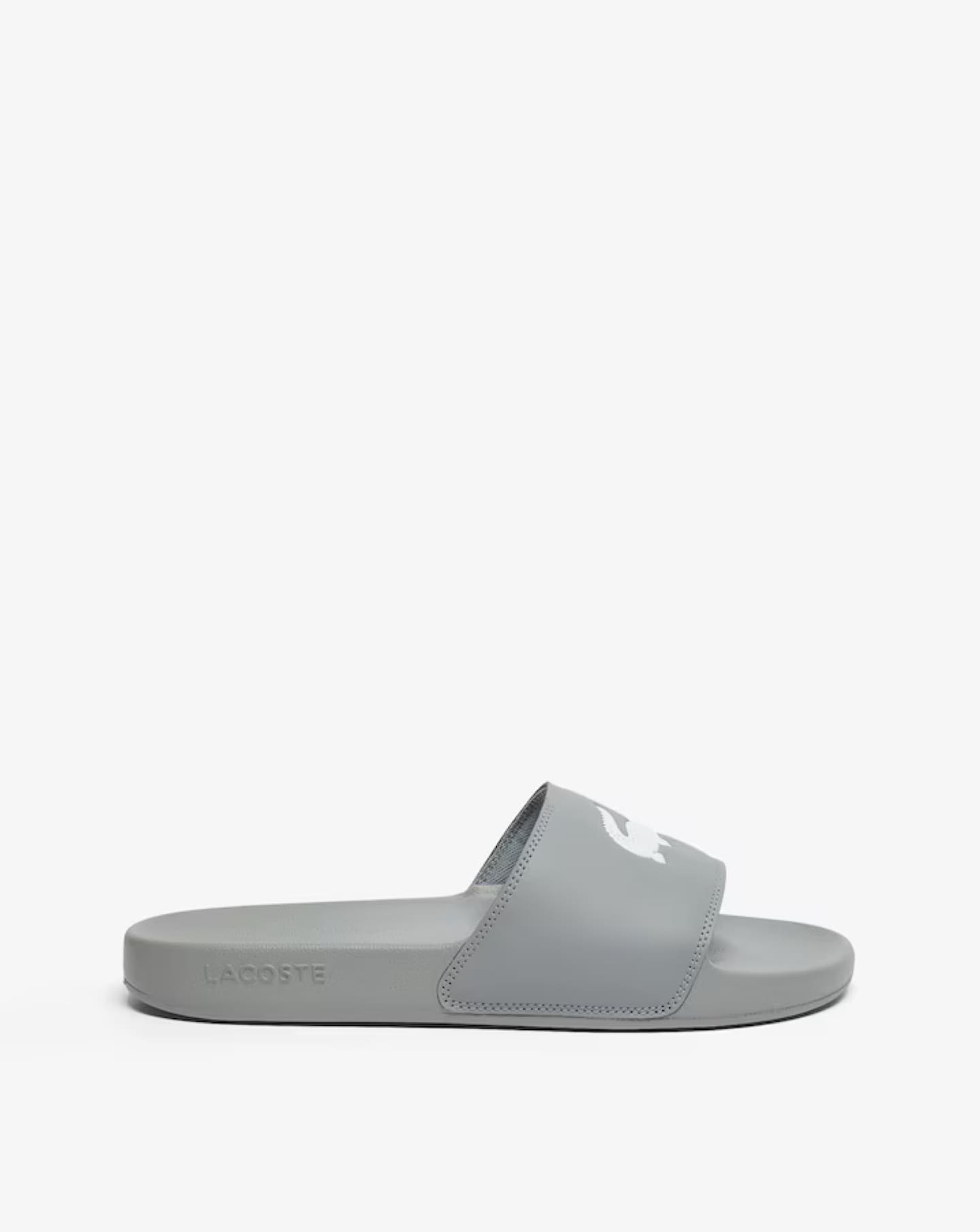 New In - Lacoste Serve Slide - Grey