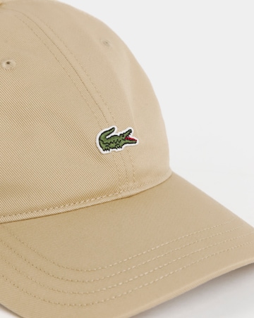 Lacoste Classic Cotton Twill Cap - Beige