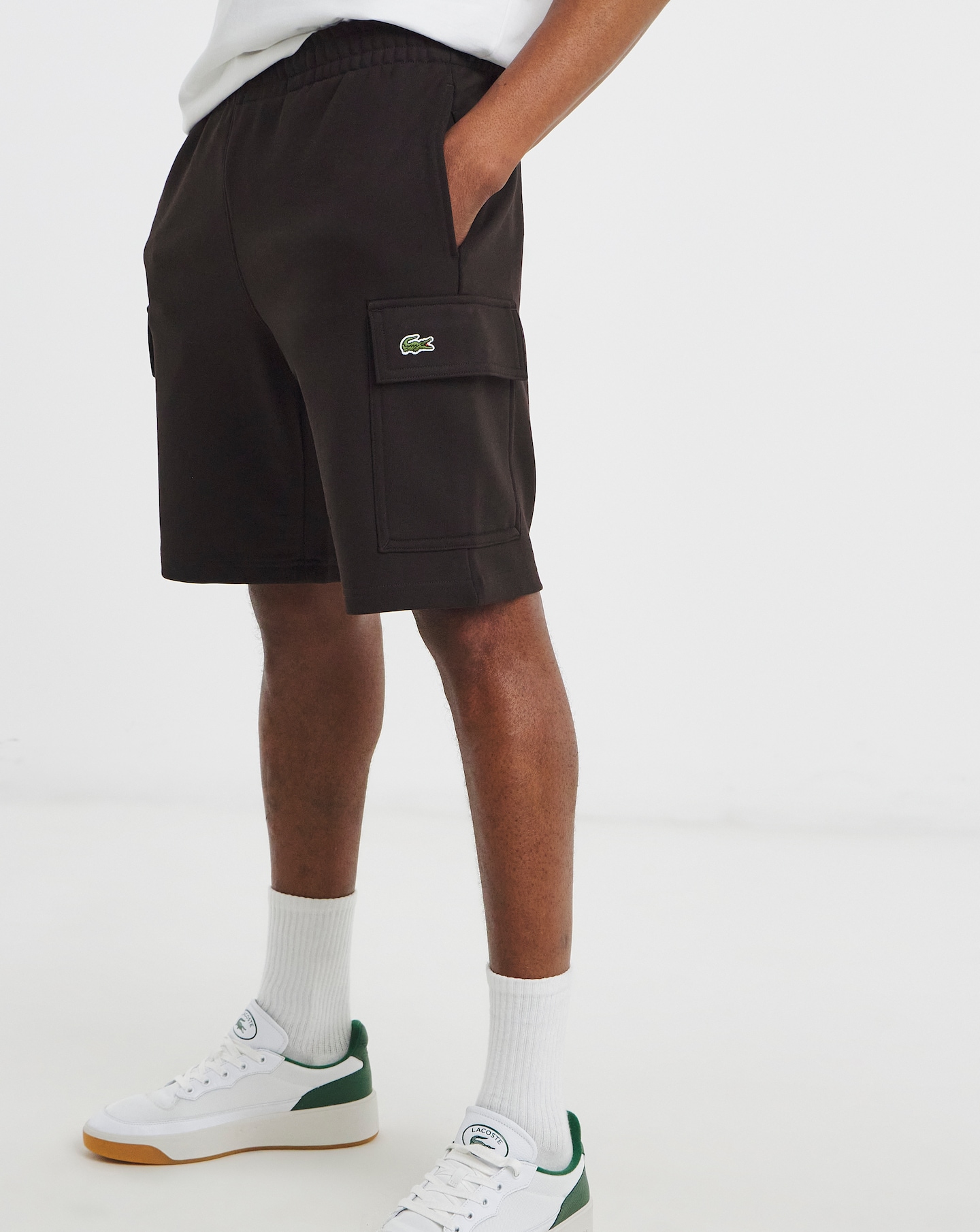 New In - Lacoste Cargo Sweat Shorts