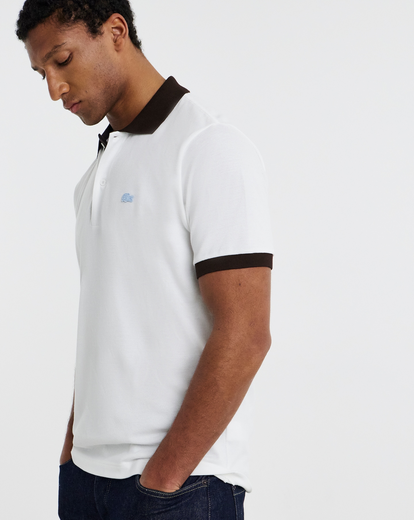 New In - Lacoste Short Sleeve Contrast Polo