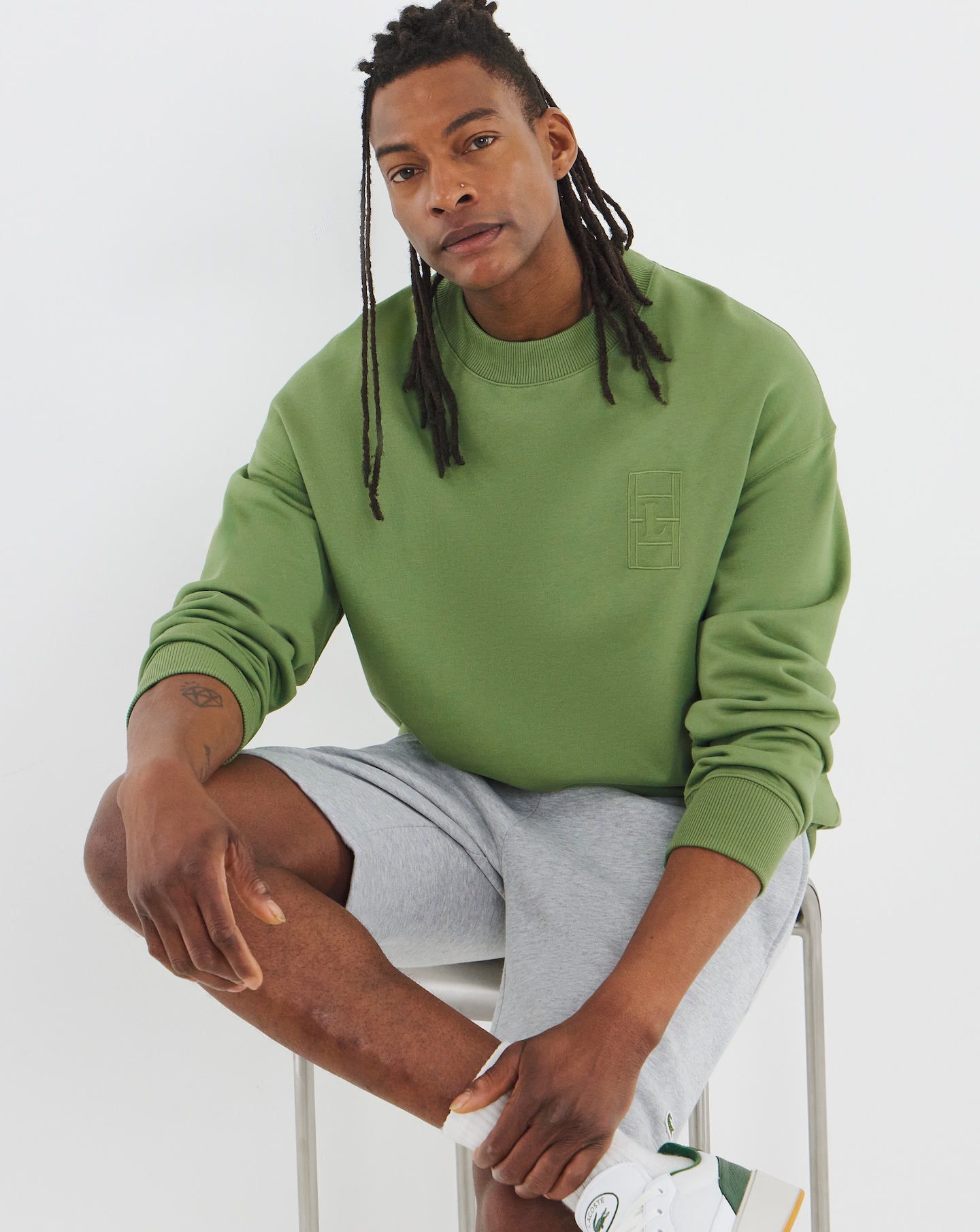 Lacoste Embroidered Logo Sweatshirt