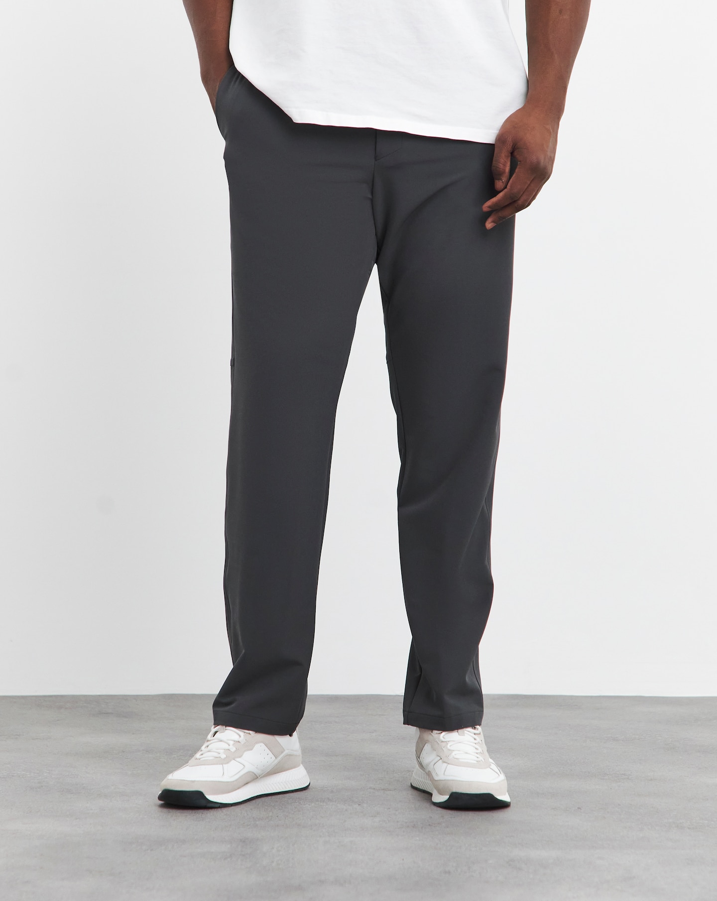 BOSS Commuter Pant Dark Grey Reg