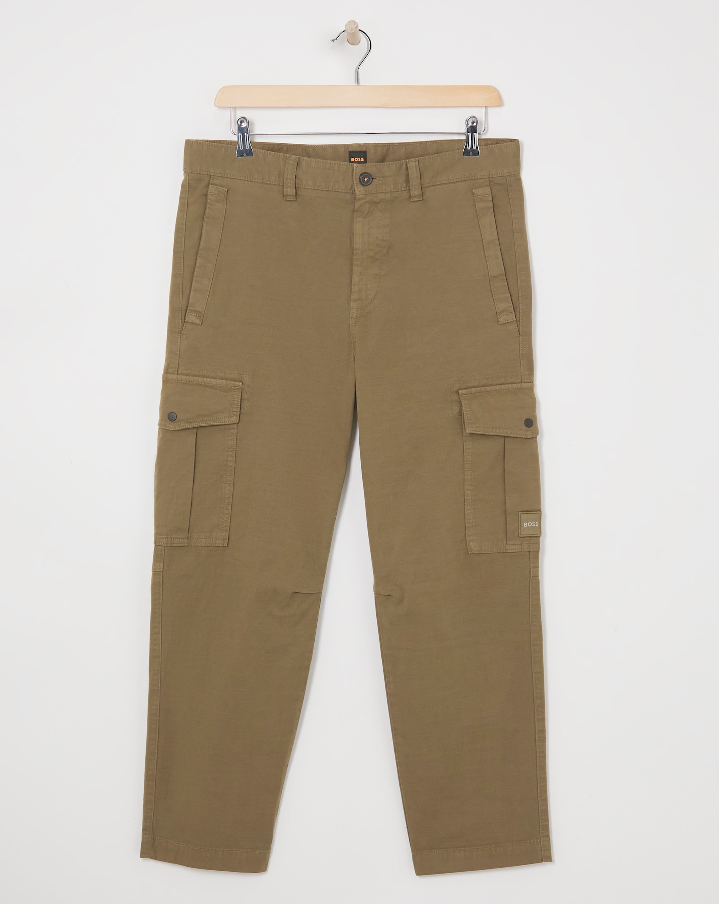BOSS Cargo Khaki Trouser