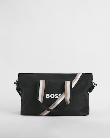 BOSS Leather Holdall