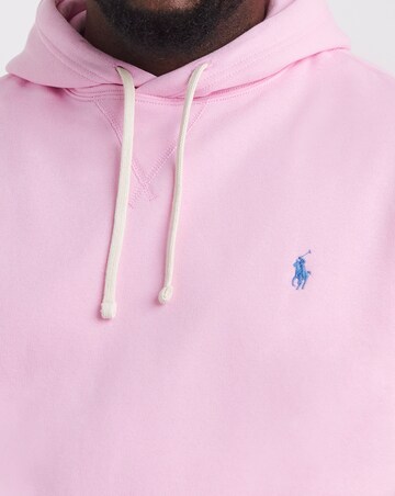 Mens pink polo hoodie Clearance