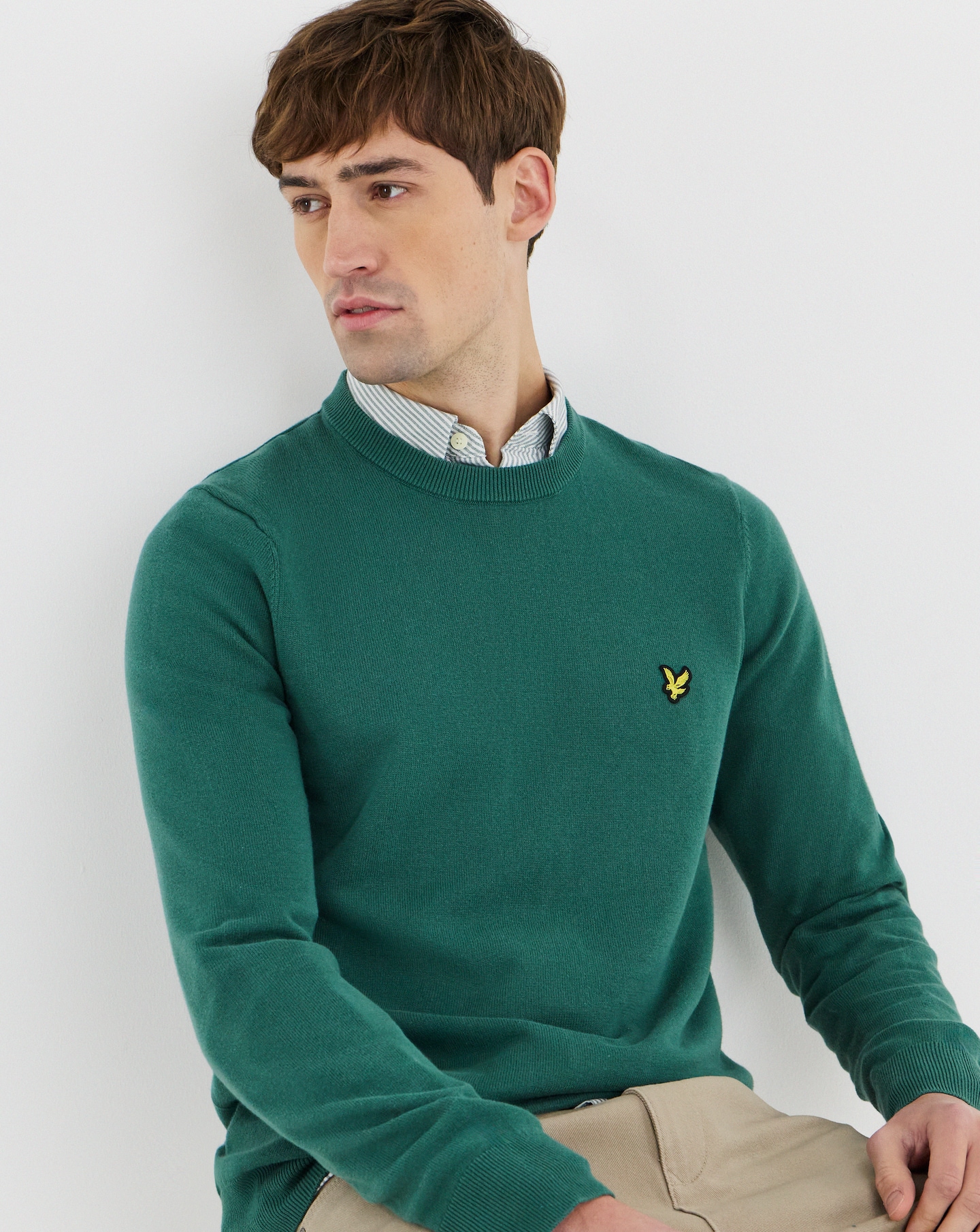 New In - Lyle & Scott Cotton Crew Neck Jumper