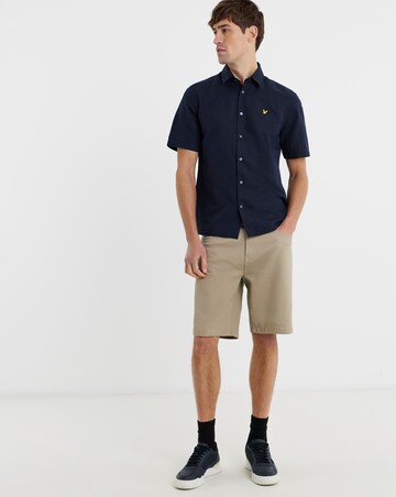 Lyle & Scott Linen Blend Shirt - Dark Navy