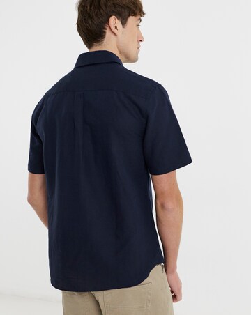 Lyle & Scott Linen Blend Shirt - Dark Navy