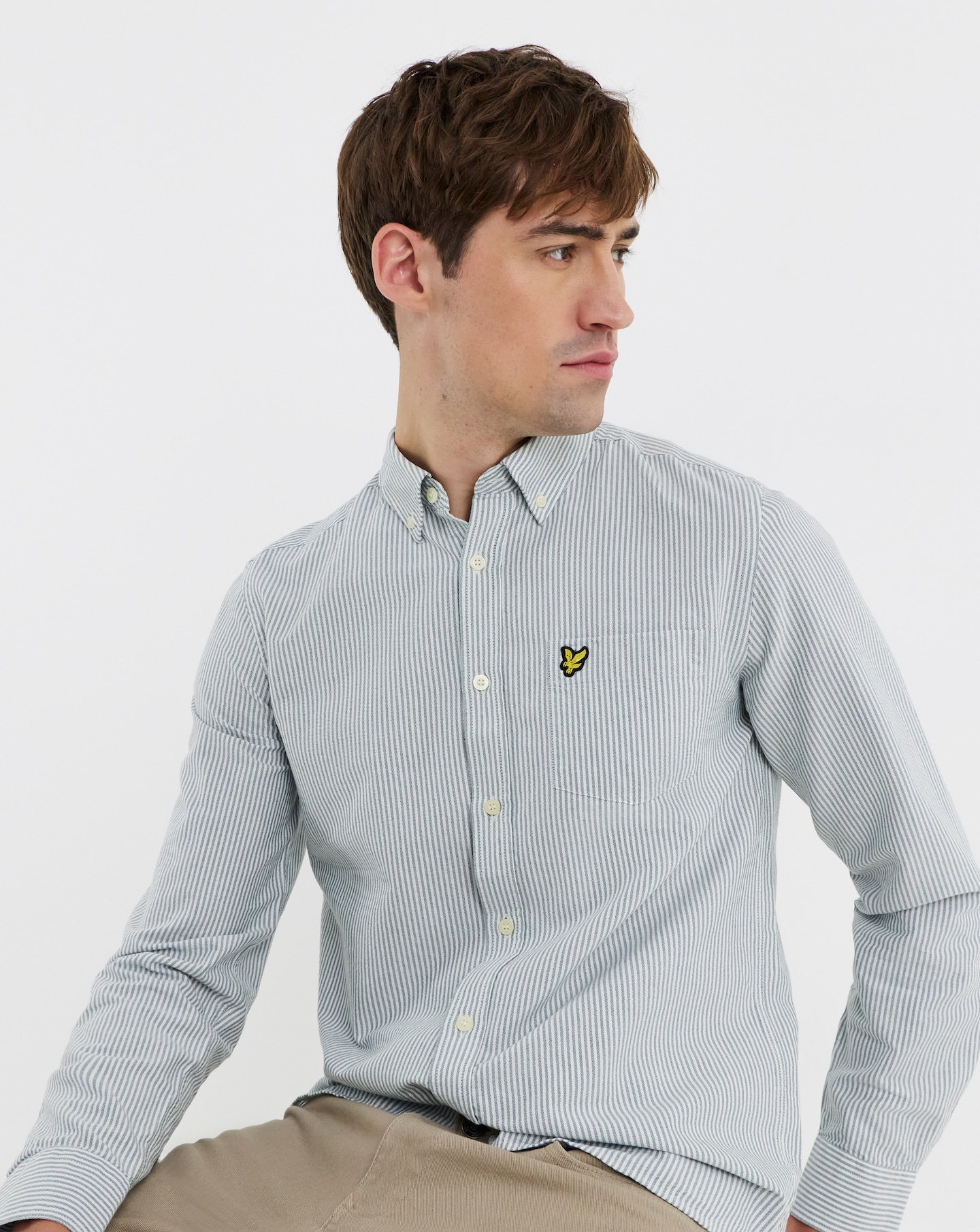Lyle & Scott Stripe Oxford Shirt