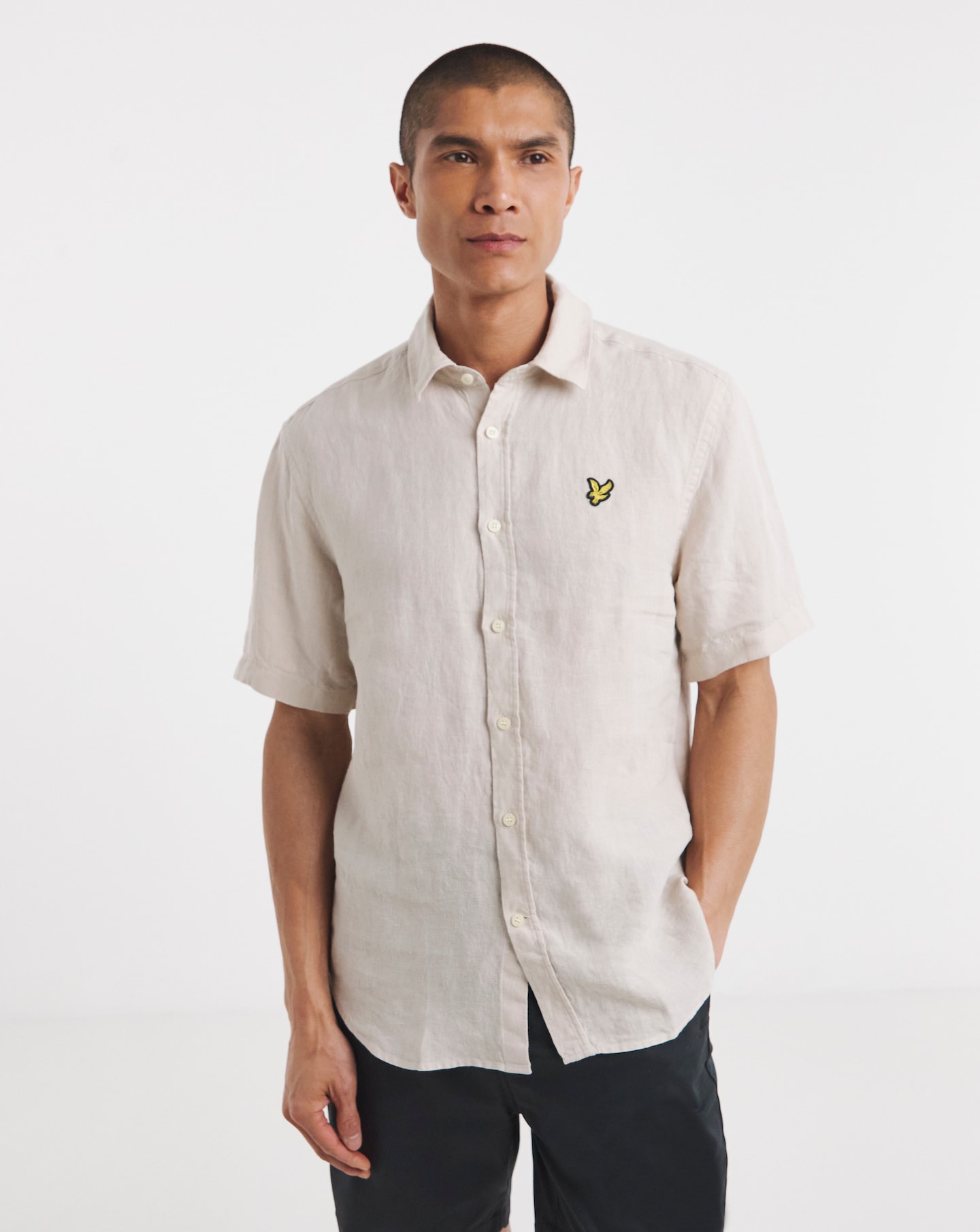 New In - Lyle & Scott Linen Blend Shirt