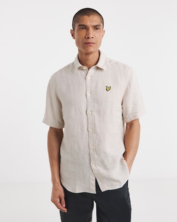 Lyle & Scott Linen Blend Shirt - Stone
