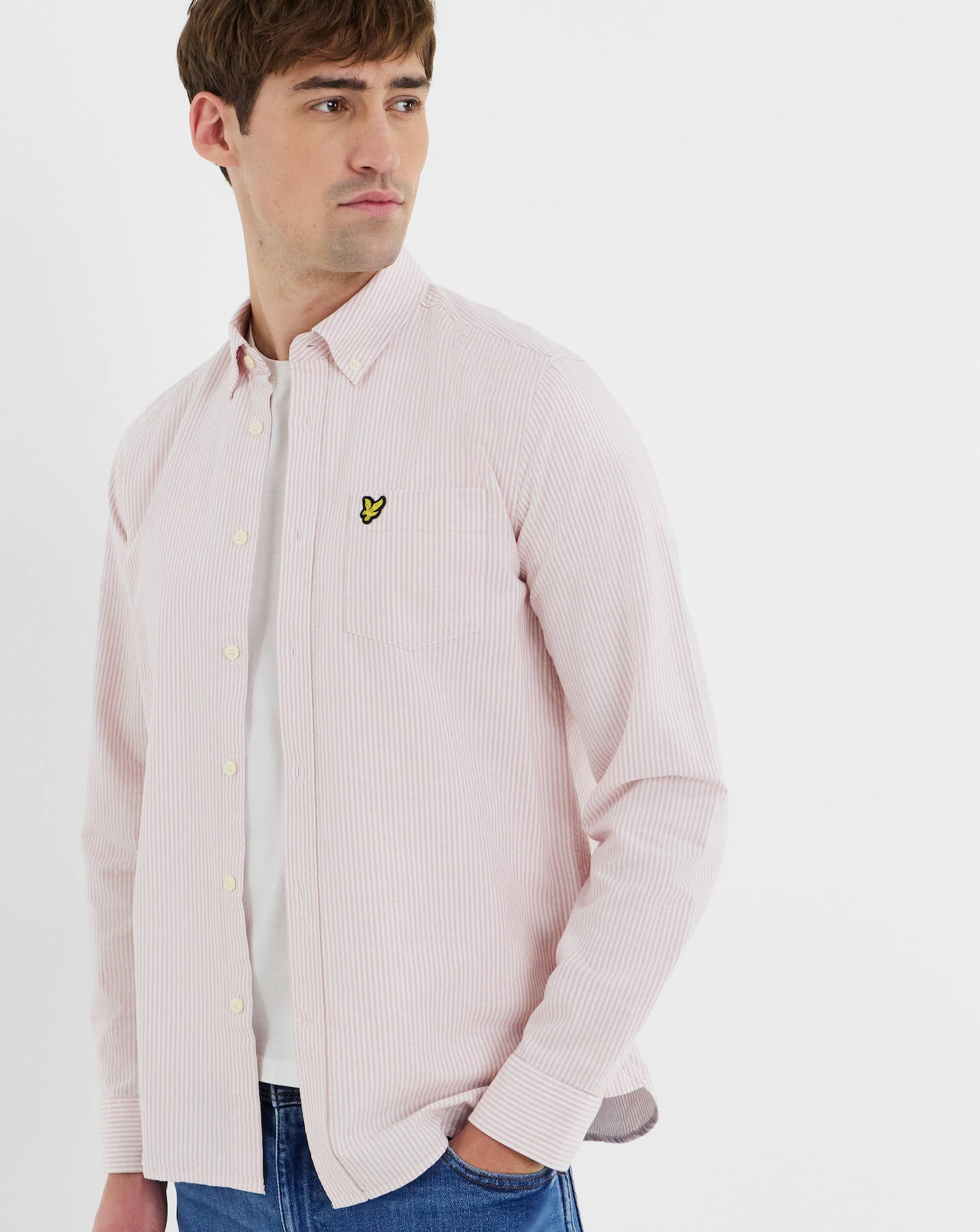 New In - Lyle & Scott Stripe Oxford Shirt