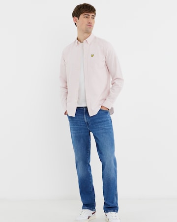 Lyle & Scott Stripe Oxford Shirt - Pink/White
