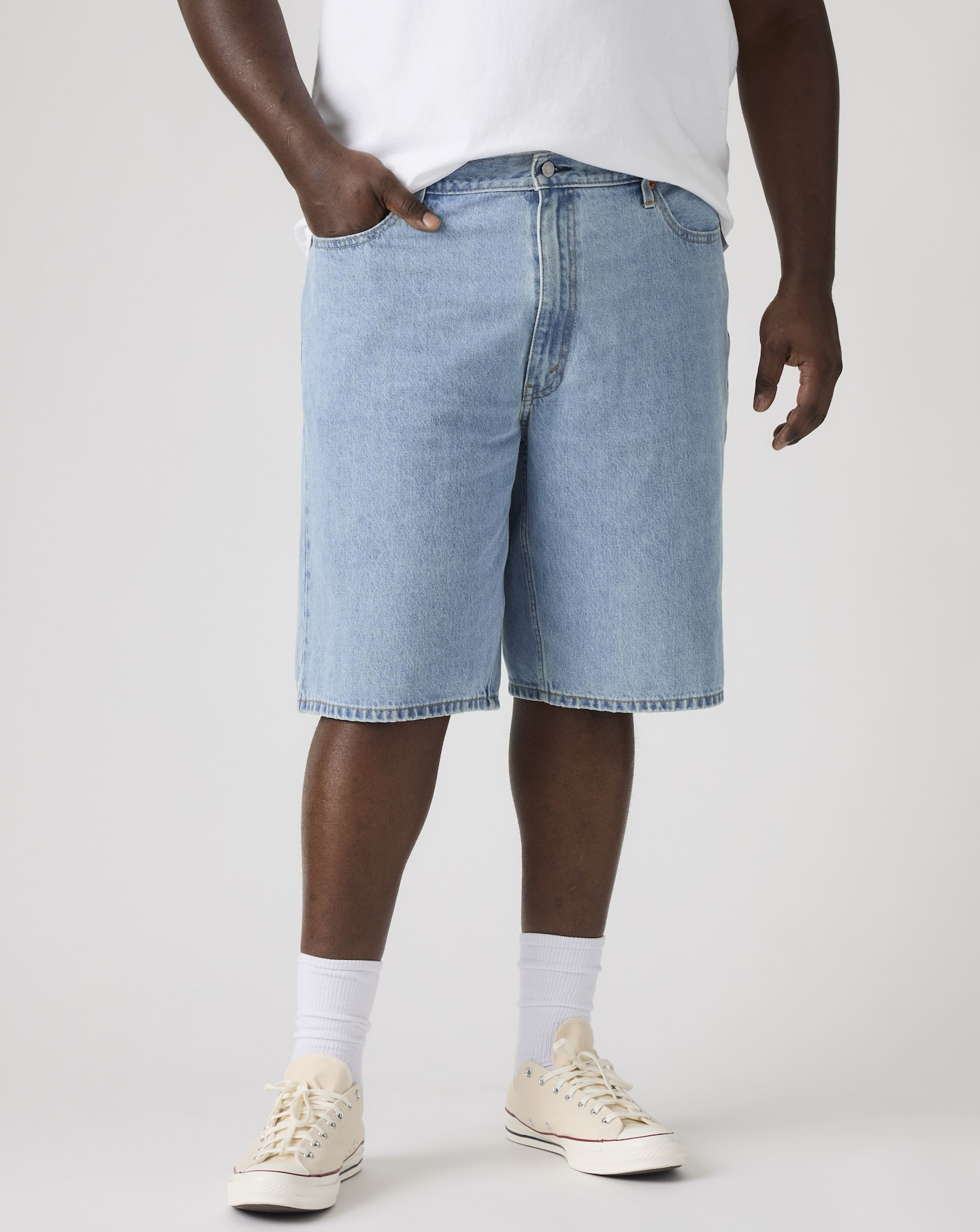 New In - Levi's 469 Loose Denim Shorts