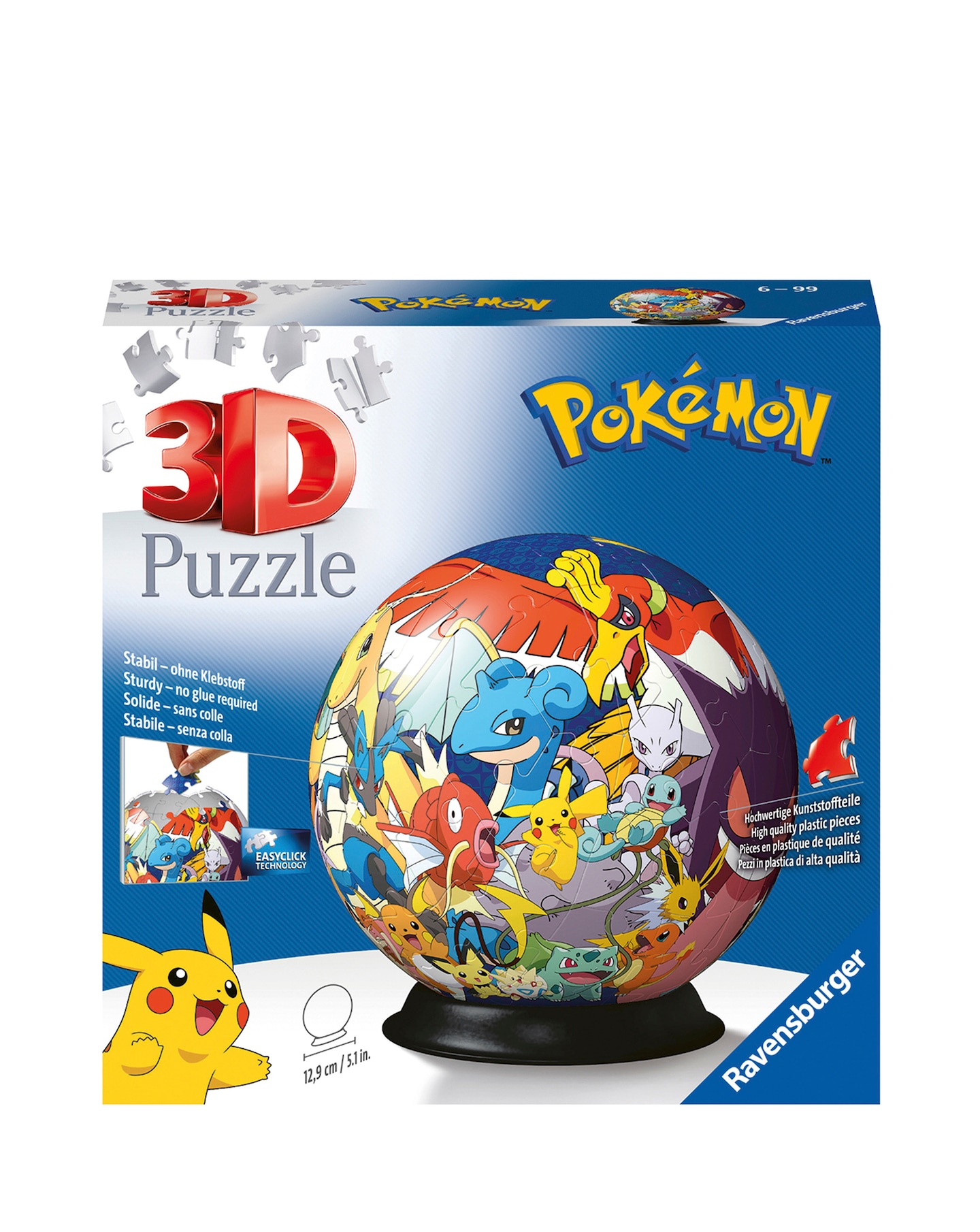 Pokemon 3D Puzzle Ball, 72pc