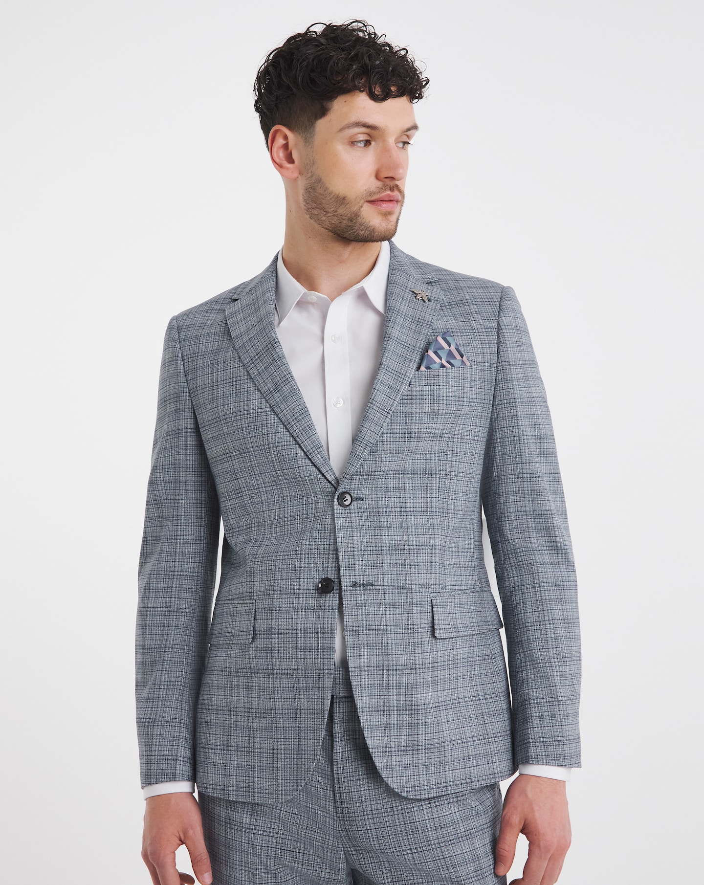 Textured Suit Jacket