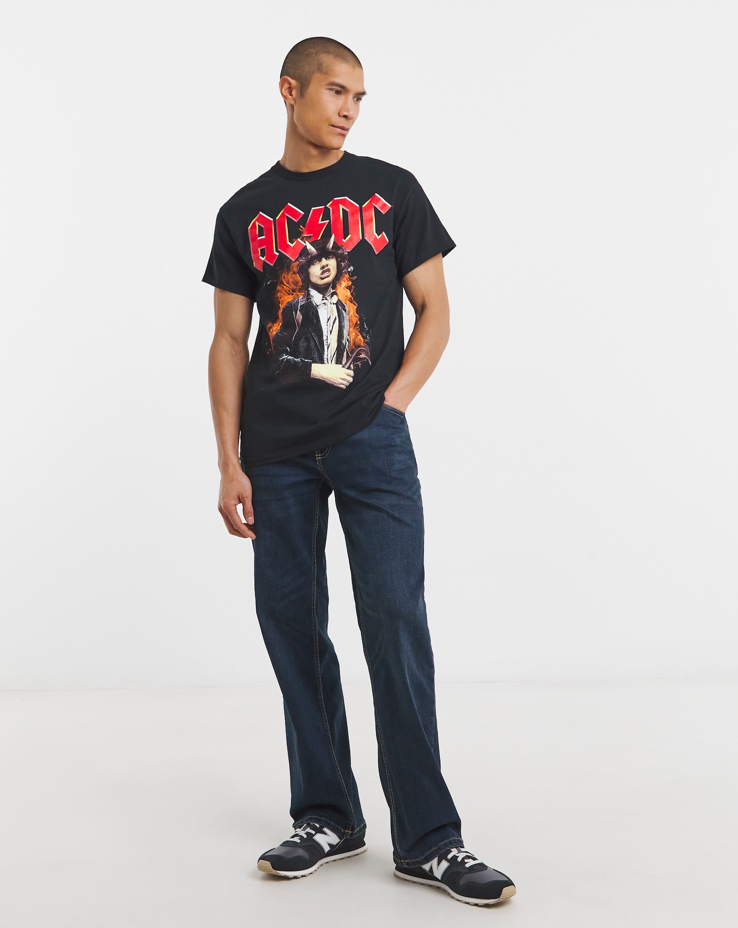 ACDC Graphic Band T-Shirt - Black